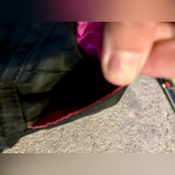 Y2K Franco Sarto black nylon handbag with silver buckle hardware and gems 🖤💎 - Picture 15 of 16